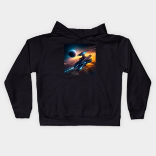 Galactic Exploration 2046 Kids Hoodie